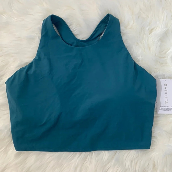 NWT Athleta Crop D-DD Soutien Gorge Long Conscious Bonnet 2X - Picture 1 of 8